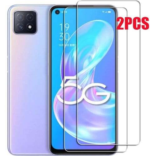 2PCS FOR Oppo A72 A73 5G PDYM20 CPH2161 High HD Tempered Glass Protective On A725G Screen Protector Film