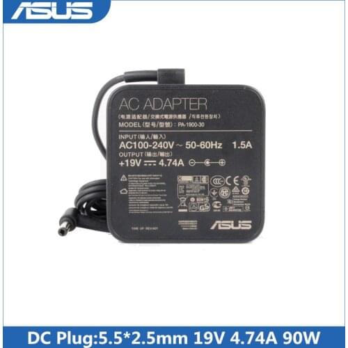 19V 4.74A 90W Laptop Adapter 5.5x2.5mm ADP-90YD B / PA-1900-30 AC Power Charger For Asus A42F K550D A55V A8 F80S X43SA EXA1202YH