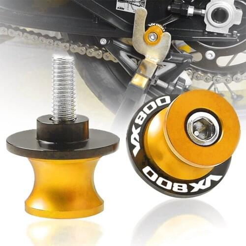 FOR SUZUKI VX800 VX 800 1991-2002 2001 2000 Protector Motorcycle Accessories CNC Aluminum M8 Swingarm Spools Slider Stand Screws