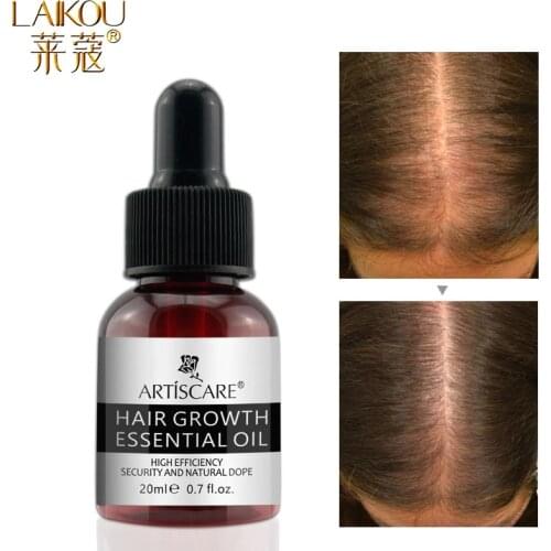LAIKOU Hair Care Hairs Growth Essential Oil Scalp Treatments Nutrition Repair Dry and Damaged Fast Hair Nutrition Essential Oils