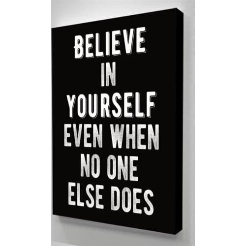 Canvas Prints Painting Toile Personnalise Photo Motivational Wall Art Poster Modern Home Decor Modular Pictures For Living Room