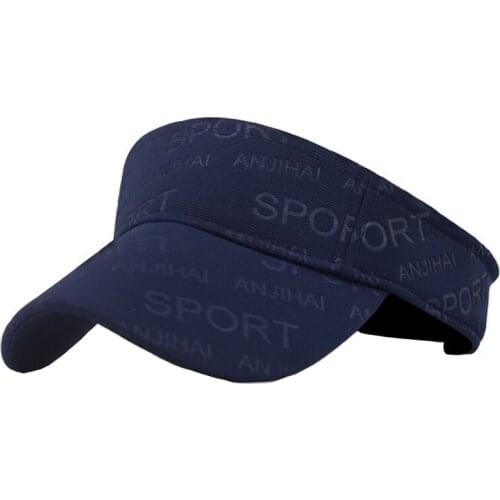 Women Letter Printing Visor Empty Top Baseball Caps Unisex Cotton Adjust Sports Hats Men Summer Outdoor Casual SunHat Gorras