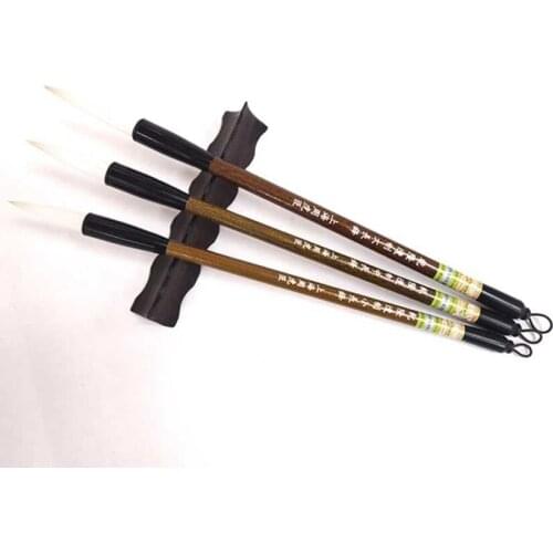 S M L Chinese Calligraphy Cursive Script Running Script Landscape Painting Ancient Emperor Himself Brush Sheep Hair