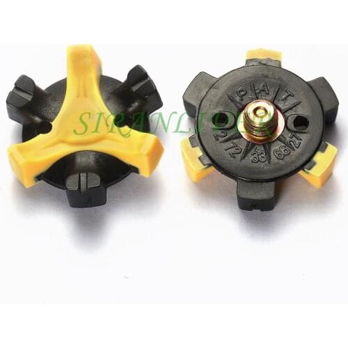 14 x Cleats Fast Twist Tri-Lok Golf Shoes Spikes Replacement White,Blue and Orange