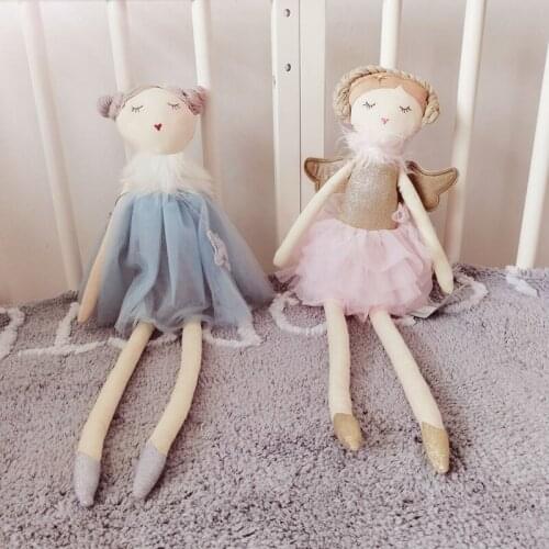 Nordic Style Baby Cute Princess Plush Doll Toys Mini Soft Sleeping Birthday Gift Kids Stuffed Toy Photography Props