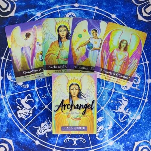 New Archangel Oracle Card Tarot Cards Divination Deck Entertainment Parties Board Game Support drop shipping 44 Pcs/Box