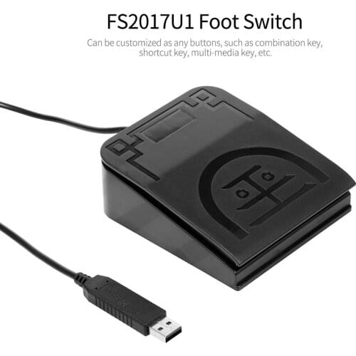 FS2017U1 Foot Switch Control Key Customized Computer Keyboard Action Pedal for Medical Devices Instruments Computers Office