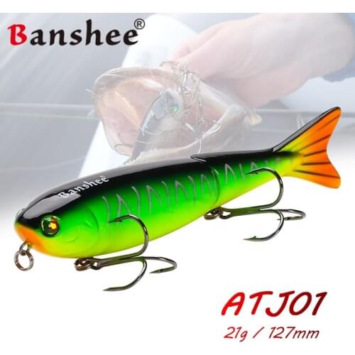 Banshee 127mm 21g Joint Hard Bait For Fishing Wobbler Jointed Multi Lure Pike Swimbait Fishing Lures Floating Penceil Topwater