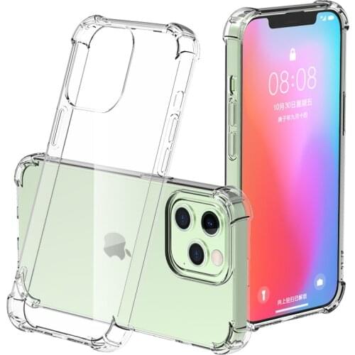 Luxury Shockproof Silicone Phone Case for iPhone 12 Mini 11 Pro XS Max X XR Protection Back Cover for iPhone 12 Mini 11 Pro Max