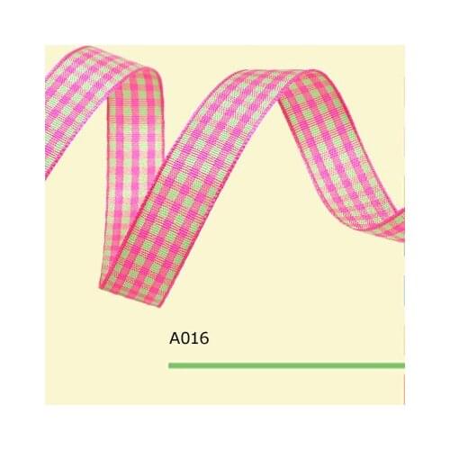5/8" Inch 15mm tartan ribbons