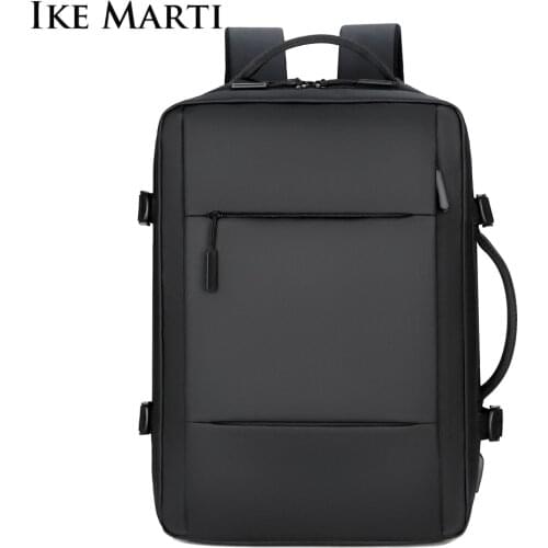 IKE MARTI Large Capacity Travel Backpack Men 17 Inch LaptoIp Bag Business USB Charging Sport Gym Back Pack Bagpacks Male Mochila