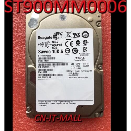 Seagate Savvio 10K.6 ST900MM0006 900GB 10000 RPM 64MB Cache SAS 6Gb/s 2.5" Internal Hard Drive