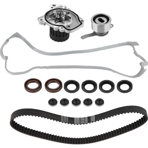 Superior steel and rubber 135-1390 Timing Belt Kit Water Pump Valve Cover Gasket for Honda Civic Del Sol 1.6L SOHC 96-00