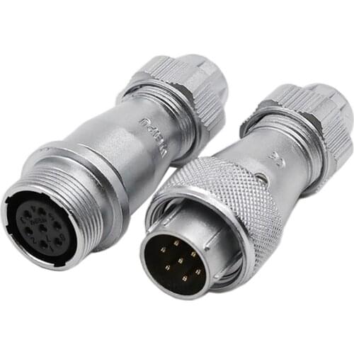 WEIPU WF16 M16 Waterproof 2 3 4 5 7 9 10 Pin LED Automotive Electrical Connector Quick Screw Lock Plug Socket Industrial Adapter