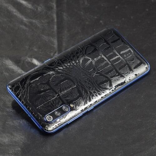 Crocodile Grain Leather Skin Protective Film Wrap Skin Back Paste Sticker For Xiaomi Mi9 SE CC9e MIX3 Redmi Note 8 Pro 5 7 K20