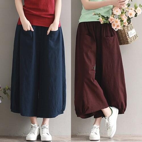 Cheap wholesale 2019 new autumn winter Hot selling womens fashion casual culottes FC189