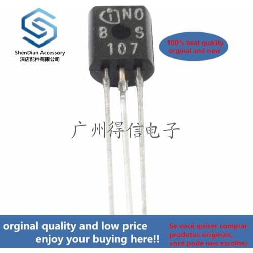 10pcs 100% orginal new BS107 BS107 To-92 TMOS Switching(N-Channel-Enhancement) real photo
