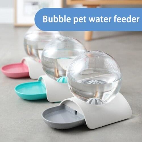 2.8L Pet Cat Bubble Automatic Water Feeder Fountain For Pets Water Dispenser Large Drinking Bowl Cat Drink No Electricity