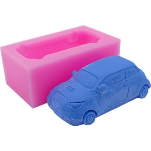 3D Car Design Soap mold Food Grade Chocolate Cake Mold Decorating Aromatherapy Gypsum Mold