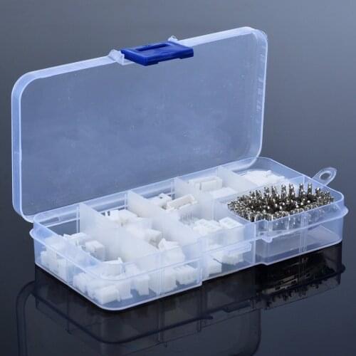 40 Set Wire Terminal Pin 2p 3p 4p 5 pin 2.54mm Pitch Terminal Housing Header PCB Wire Connector For Wire AWG#24~#32