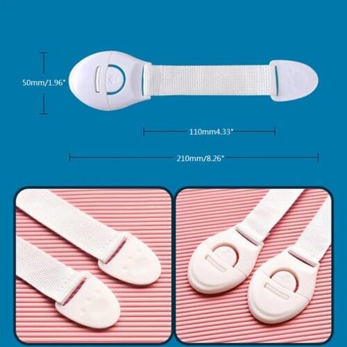 5 Pcs High Quality Safety locks for child Cabinet Door Drawers Refrigerator Toilet Lengthen Plastic lock Baby Safety locks