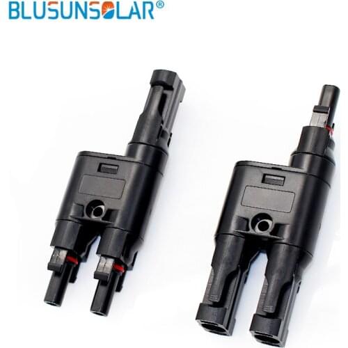 50 Pairs 25 Years Quality Warranty TUV IP67 pv solar Branch Adaptors For Solar Cells Panels 1F2M + 1M2F LJ0142Solar