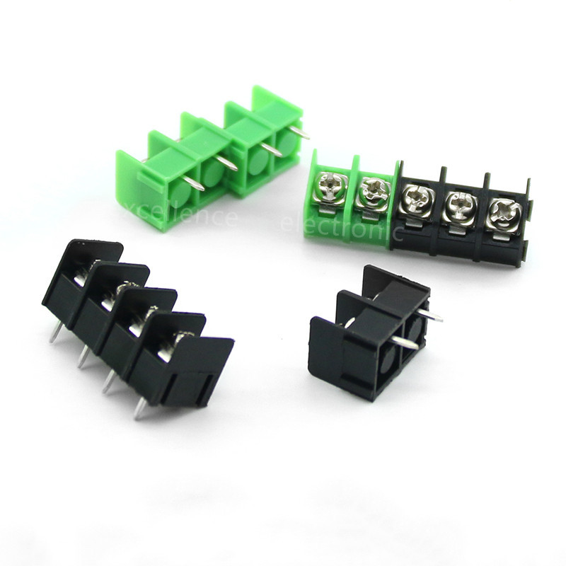 50Pcs GX8500 KF8500-2P 3P 4P splice Terminal block 8.5mm pitch connector green/black Terminal