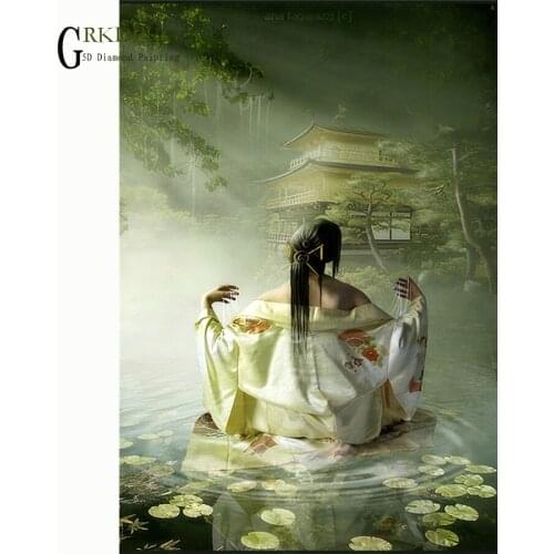 5d DIY Diamond Painting Woman scenery Full square Diamond Embroidery Cross Stitch Rhinestone Mosaic unfinished home decoration