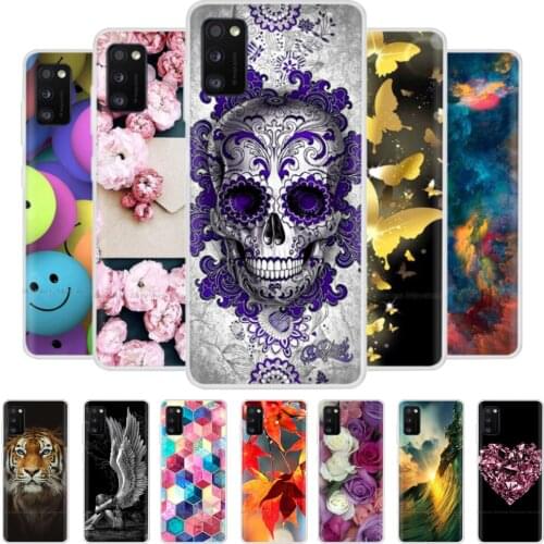For Samsung Galaxy A41 Case TPU Soft Silicon Back Cover Bumper For Samsung A41 GalaxyA41 A 41 A415 6.1" Cartoon Phone Case Shell