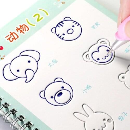 Children Drawing Coloring books 3D Copybook For Calligraphy book art painting Learning Practice copy Book For kids Toys libros