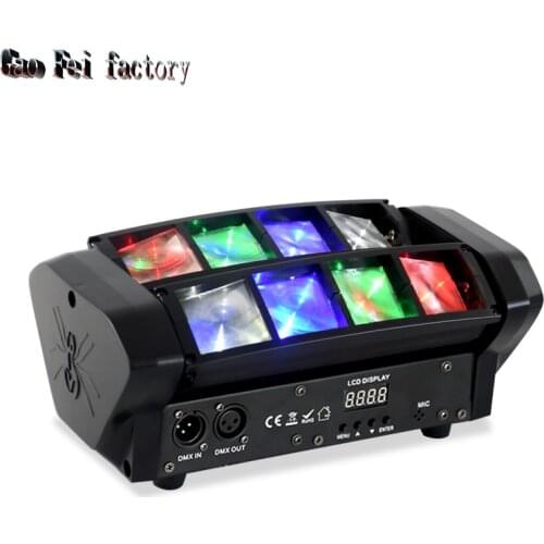 Moving Head Dj Lights Led Rgbw 8X6W Moving Spider Led Beam Lights For Stage Light Dj Disco Light