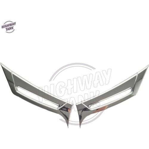 Chrome Motorcycle Accessories Front Fairing Intake Vent Scoops Case for Honda Goldwing GL1800 GL 1800 2012-2017