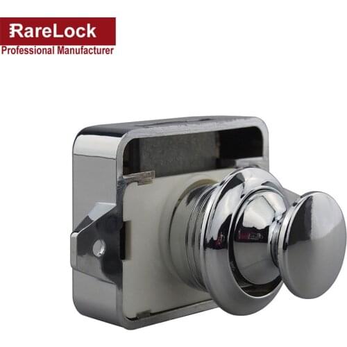 5pcs/lot Push Button Cabinet Lock For Ambulance RV Caravan Motorhome Cupboard Hospital Furniture Locks Latch a
