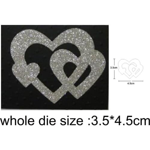 Craft dies metal cutting dies cut die Valentines Day Heart Frame Scrapbooking craft paper knife mould blade punch stencils dies