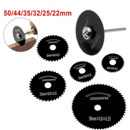 Mini HSS Circular Saw Blade Rotary Tool For Dremel Metal Cutter Power Tool Set Wood Cutting Discs Drill Mandrel Cutoff