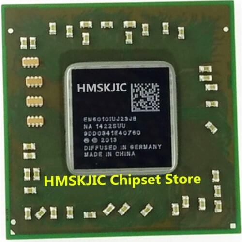 100% New EM6010IUJ23JB E1-Series for Notebooks E1-6010, 1.35 GHz, dual-core lead-free BGA chip with ball Good Quality