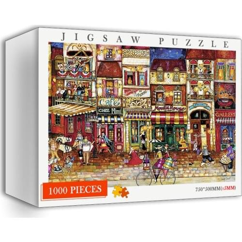 Adults 1000 Pieces Puzzle DIY Wooden Jigsaw Puzzle Games Montessori Wooden Puzzles Adulto Kids Educational Adult Antistress Toys