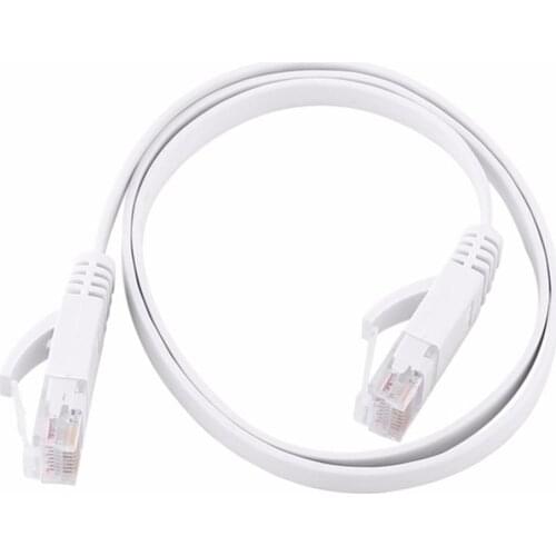 Big Sale CAT6e Flat Ethernet Network LAN Cable Flat UTP Patch Router Interesting Lot High Quality for Home Office