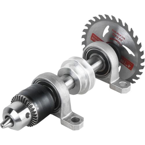 Cutting Machine Spindle Bearing Seat Drilling Woodworking Rotary lathe DIY Machine Wooden Bead Machine Cutting Spindle Chuck