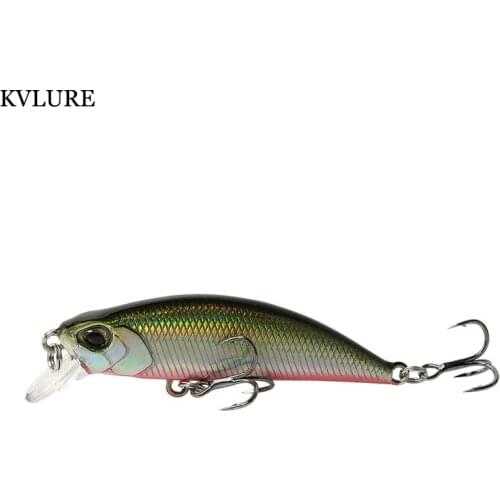 1PCS Minnow Fishing Lure 3D Eyes 50mm 5g Plastic Hard Bait Artificial Lures Wobbler Crankbait Winter Sea Fishing Bass Tackle
