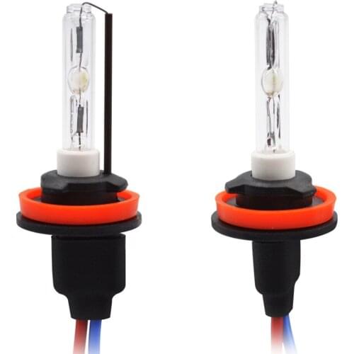 Safego H7 H11 9005 HID Xenon Headlamp High Beam Replacement Bulbs Cool White Color 6000K 35W For Car Auto Vehicle AC 12V