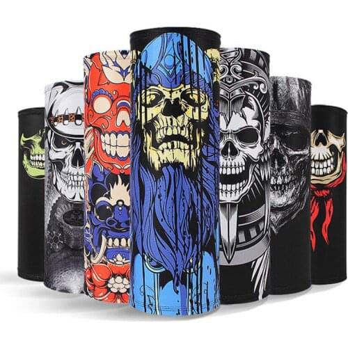 Seam Skull scarf cycling bandanas Neck Cover Neck Gaiter Headwear Headband Hunting bike fishing Outdoor sports for Men