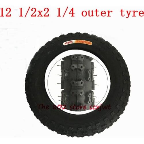 Lightning Delivery 12 1 / 2x2 1 / 4( 57-203) Bicycle Outer Tire Inner Tube 12 Inch Folding Car Adult Buggy Tire
