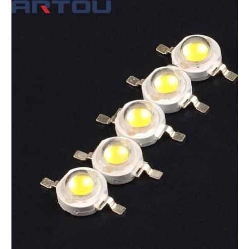 10PCS High Power 3W LED Chips Beads Bulb Diode Lamp Cool White