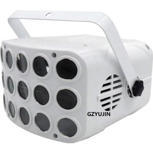 4pcs/lot Dance Club Decorations 60W LED Effect Light Seven Color Three Layer Butterfly Light For XMAS DJ Disco Small Party