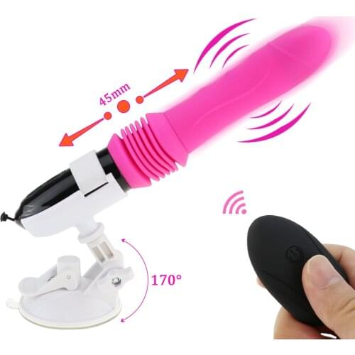 Telescopic Dildo Vibrator Automatic Up Down Massager G-spot Thrusting Retractable Pussy Vibrate Large Size Sex Toys for Women