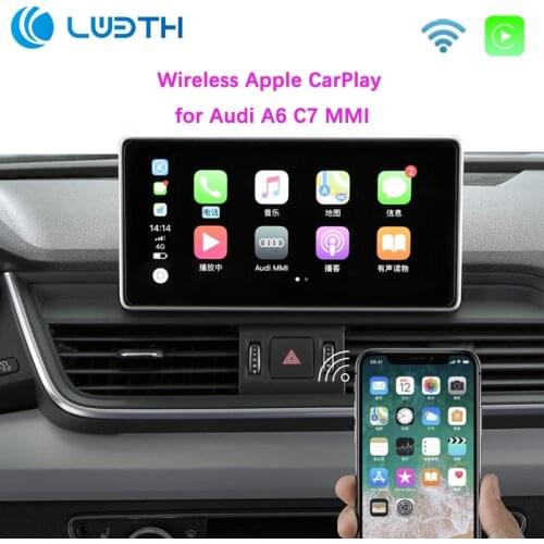 WiFi Wireless Apple CarPlay Carplay A6 C7 MMI RMC Small 6.5" 7" Screen OEM Retrofit support Reverse Camera for Audi