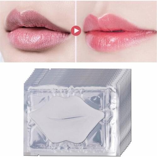 10Pcs Winter Protect Collagen Lips Care Smooth Lip Moisturizing Renewal Remove Cuticle Exfoliating Beauty Care Crystal Lip Mask