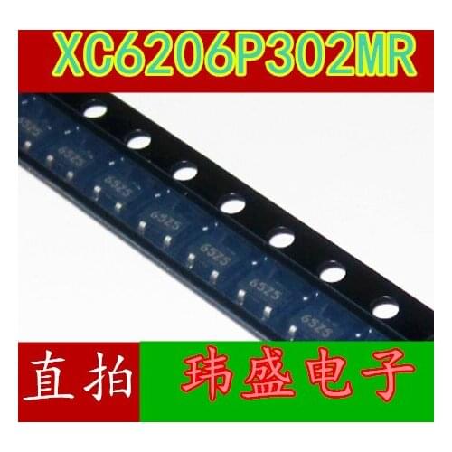10pcs XC6206P302MR 3.0v 65Z5 SOT23