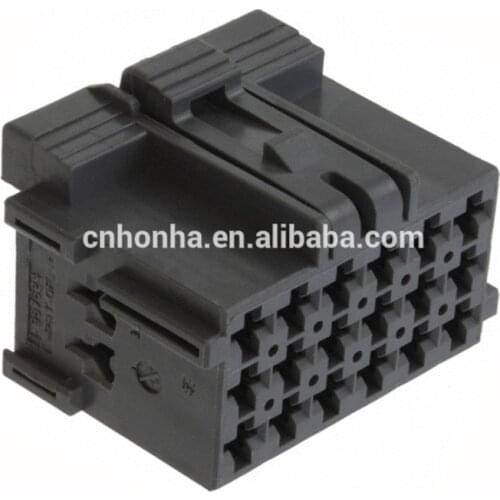 18 Pin Waterproof Female PBT-GF15 Automotive Waterproof Cable Connector 1-967624-1